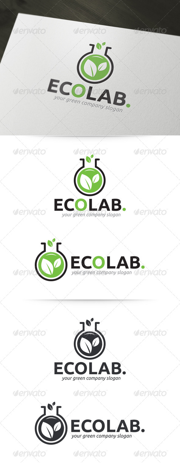 GraphicRiver Eco Lab Logo 5372753 GraphicRiver Eco Lab Logo 5372753