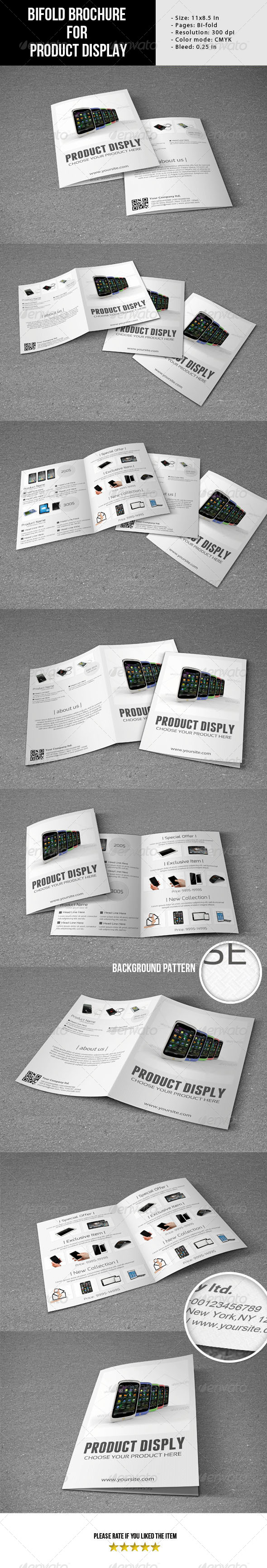 GraphicRiver Bifold Brochure For Product Display 5336282 GraphicRiver Bifold Brochure For Product Display 5336282