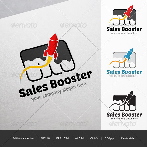 GraphicRiver Sales Booster Logo 5373975 GraphicRiver Sales Booster Logo 5373975