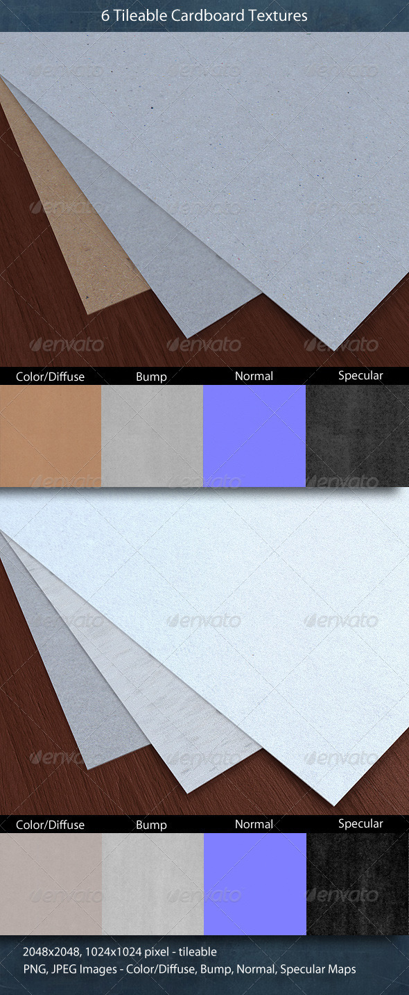 3DOcean Tileable Cardboard Texture Pack 552954 3DOcean Tileable Cardboard Texture Pack 552954