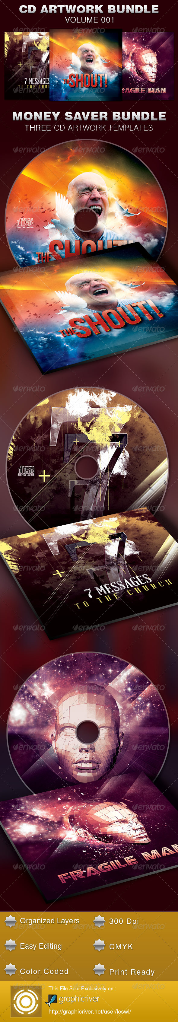 GraphicRiver CD Cover Artwork Bundle-Vol 001 5383175 GraphicRiver CD Cover Artwork Bundle-Vol 001 5383175