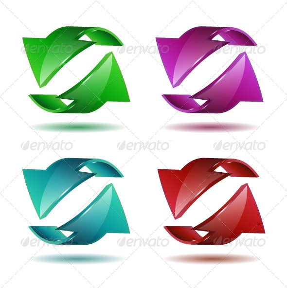 GraphicRiver Curly Arrow Set 5384369 GraphicRiver Curly Arrow Set 5384369