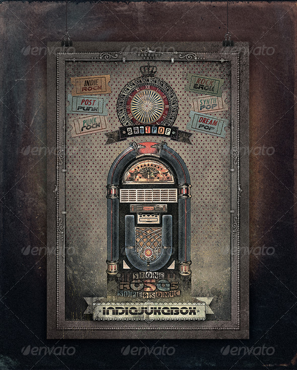 GraphicRiver Indie Jukebox Flyer 5235345 GraphicRiver Indie Jukebox Flyer 5235345