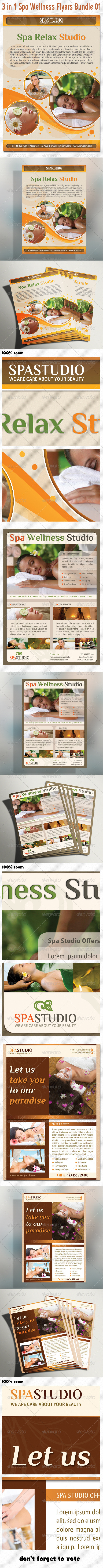 GraphicRiver 3 in 1 Spa Wellness Flyers Bundle 01 5387840 GraphicRiver 3 in 1 Spa Wellness Flyers Bundle 01 5387840