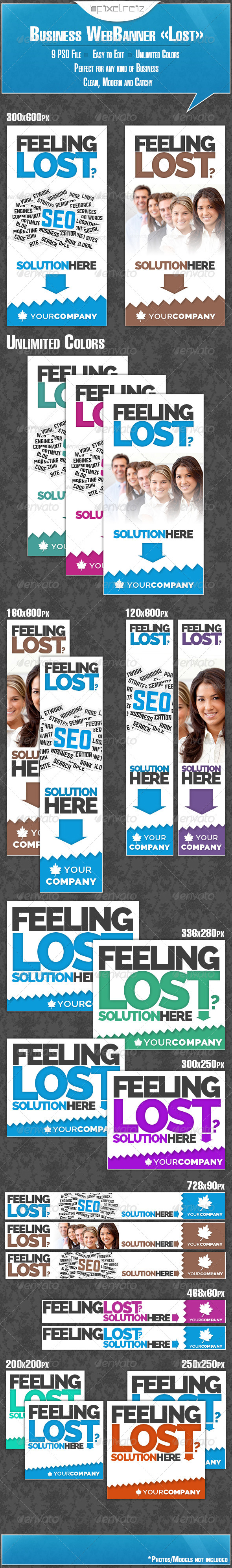 GraphicRiver Business Banner Lost 5389347 GraphicRiver Business Banner Lost 5389347