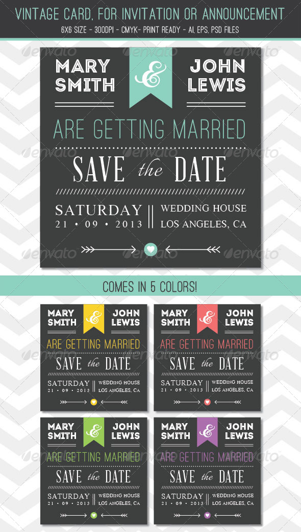 GraphicRiver Vintage card for Invitation or Announcement 5315731 GraphicRiver Vintage card for Invitation or Announcement 5315731