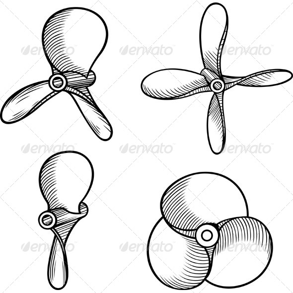 GraphicRiver Boat Propellers 5392988 GraphicRiver Boat Propellers 5392988