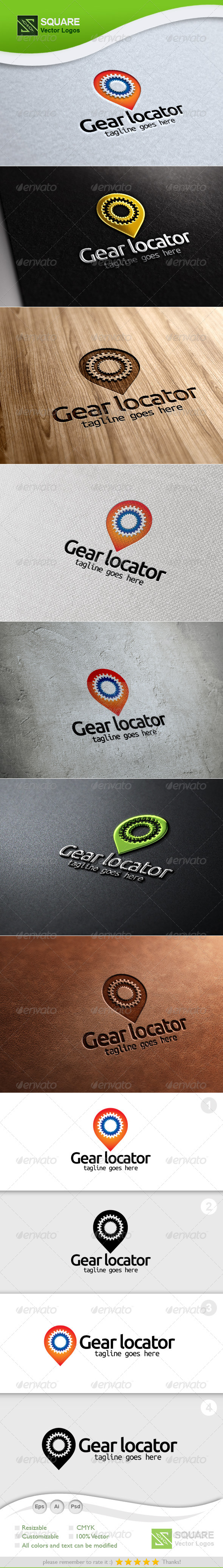 GraphicRiver Gear Locator Vector Logo Template 5393595 GraphicRiver Gear Locator Vector Logo Template 5393595