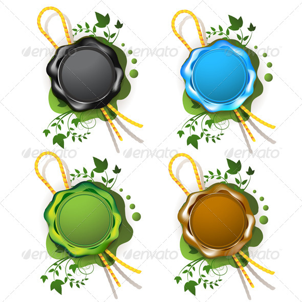 GraphicRiver Multicolor Sealing Wax 5395749 GraphicRiver Multicolor Sealing Wax 5395749