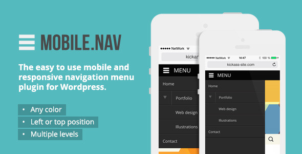 MOBILE.NAV - Responsive menu plugin - CodeCanyon Item for Sale