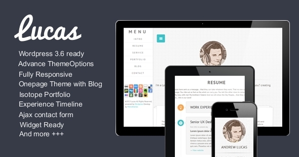 ThemeForest Lucas Resume Blog Portfolio WordPress 5398472 ThemeForest Lucas Resume Blog Portfolio WordPress 5398472