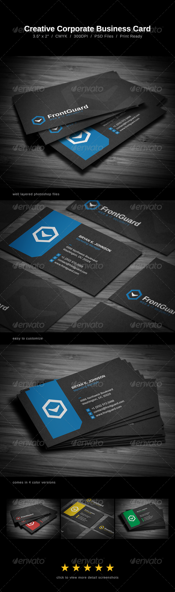 GraphicRiver Creative Business Card 5405358 GraphicRiver Creative Business Card 5405358