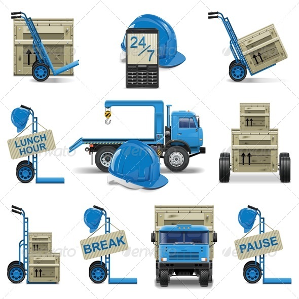 GraphicRiver Vector Shipment Icons Set 5409644 GraphicRiver Vector Shipment Icons Set 5409644
