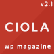 Ciola - Premium Responsive WordPress Magazine - ThemeForest Item for Sale