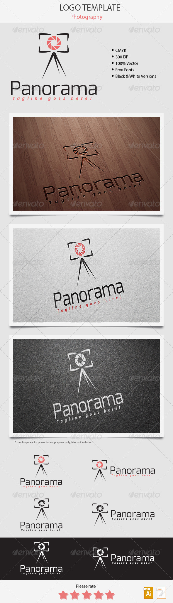 GraphicRiver Panorama Photography Logo 5412267 GraphicRiver Panorama Photography Logo 5412267
