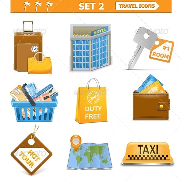 GraphicRiver Vector Travel Icons Set 5415737 GraphicRiver Vector Travel Icons Set 5415737