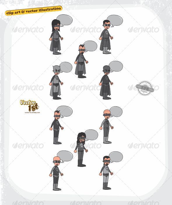 GraphicRiver The Villains 5416126 GraphicRiver The Villains 5416126