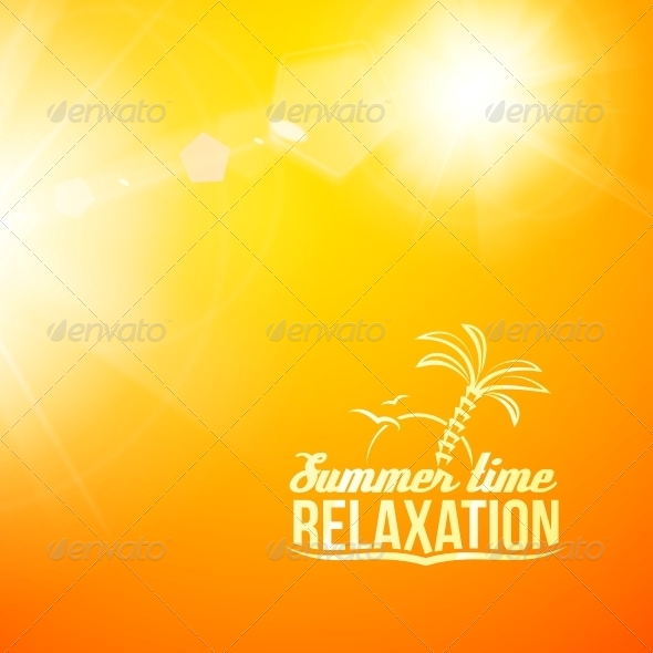 GraphicRiver Blurry Yellow Summer Illustration 5417792 GraphicRiver Blurry Yellow Summer Illustration 5417792