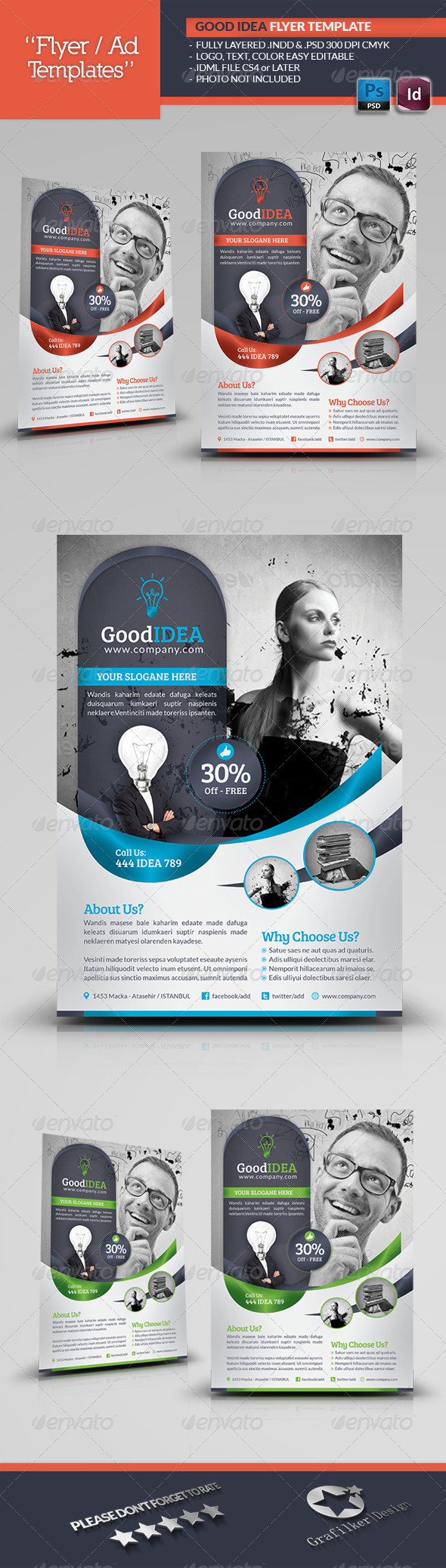 GraphicRiver Good Idea Flyer Template 5418029 GraphicRiver Good Idea Flyer Template 5418029