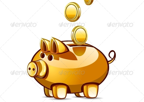 GraphicRiver Golden Pig 5419073 GraphicRiver Golden Pig 5419073