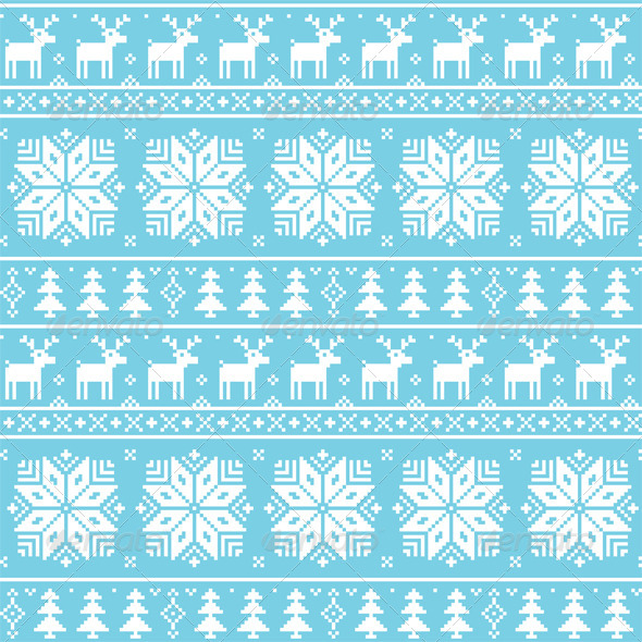 GraphicRiver Christmas Nordic Seamless Pattern Deer 5420663 GraphicRiver Christmas Nordic Seamless Pattern Deer 5420663