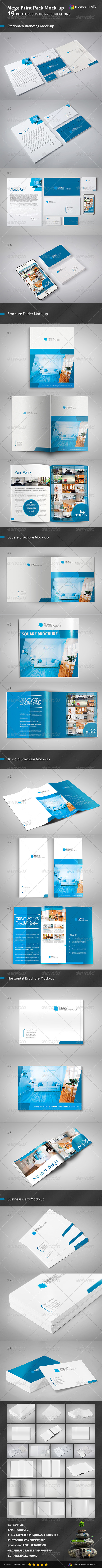 GraphicRiver Mega Print Pack Mock-up 5427392 GraphicRiver Mega Print Pack Mock-up 5427392