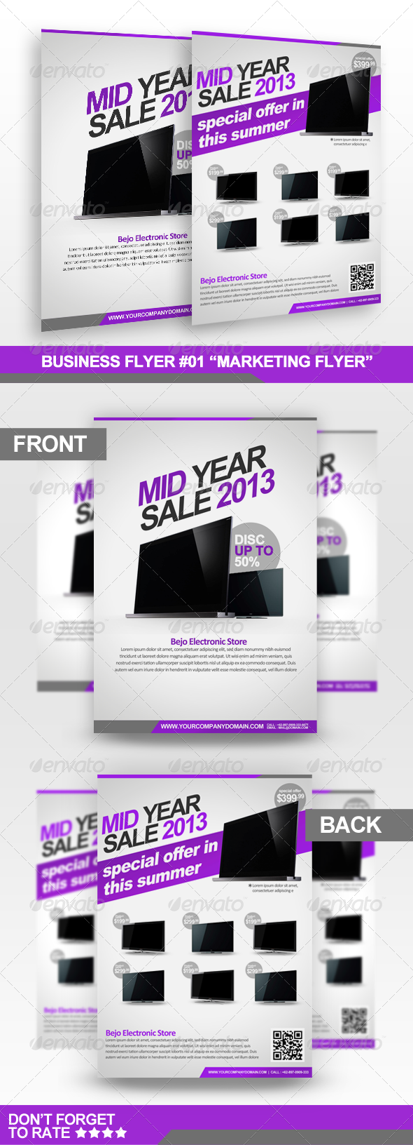 Business Flyer - "Marketing Template 01" - Corporate Flyers