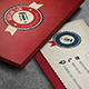 Red Retro Style Business Cards Red Retro Style Business Cards - GraphicRiver Item for Sale