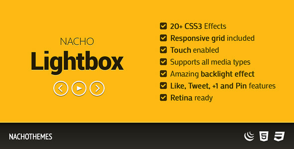 CodeCanyon NACHO Lightbox Flat responsive lightbox 5434882 CodeCanyon NACHO Lightbox Flat responsive lightbox 5434882
