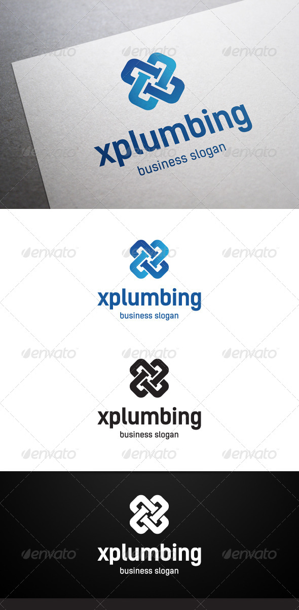 GraphicRiver Xplumbing Logo 5437951 GraphicRiver Xplumbing Logo 5437951