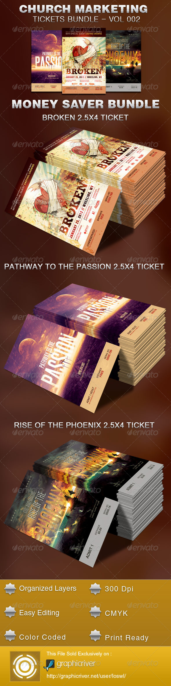 GraphicRiver Church Marketing Tickets Bundle-Vol 002 5444190 GraphicRiver Church Marketing Tickets Bundle-Vol 002 5444190