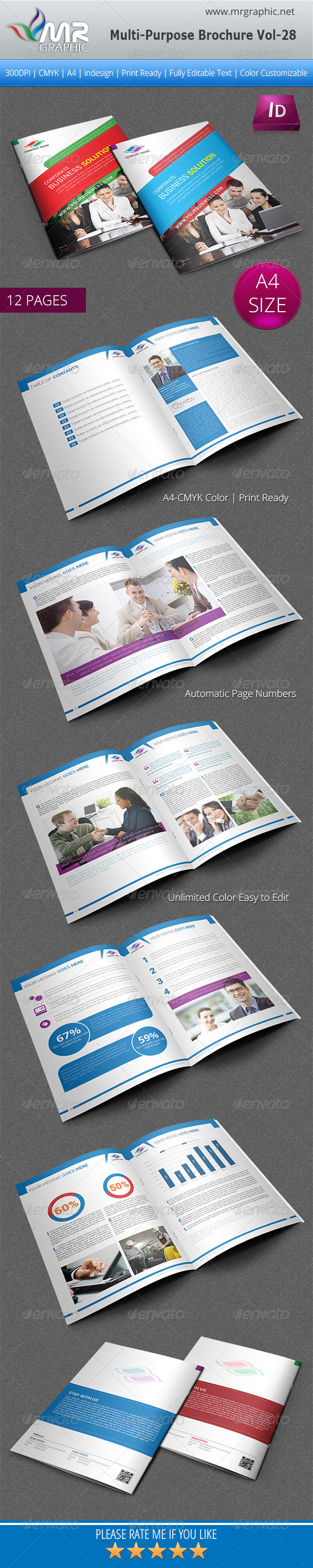 GraphicRiver Multipurpose Business Brochure Template Vol-28 5445500 GraphicRiver Multipurpose Business Brochure Template Vol-28 5445500