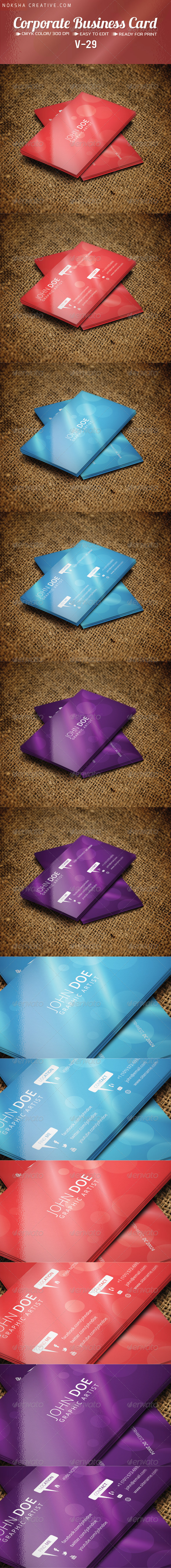 Corporate Business Card (V)29 - Corporate Business Cards