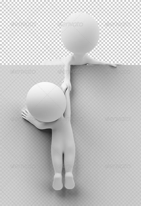 GraphicRiver 3D small people help to the friend 5447976 GraphicRiver 3D small people help to the friend 5447976