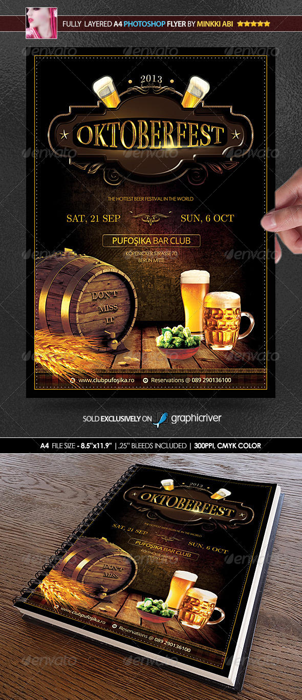 GraphicRiver Oktoberfest Poster Flyer 5450516 GraphicRiver Oktoberfest Poster Flyer 5450516