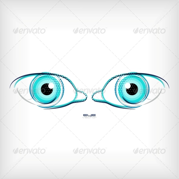 GraphicRiver Vector Eye Concept 5451867 GraphicRiver Vector Eye Concept 5451867