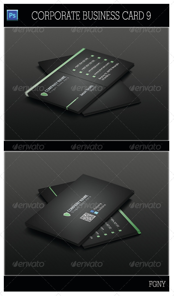GraphicRiver Corporate Business Card 9 5445510 GraphicRiver Corporate Business Card 9 5445510