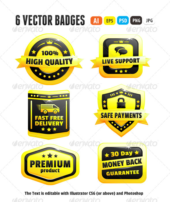 GraphicRiver A Set of High Quality Badges 5454818 GraphicRiver A Set of High Quality Badges 5454818