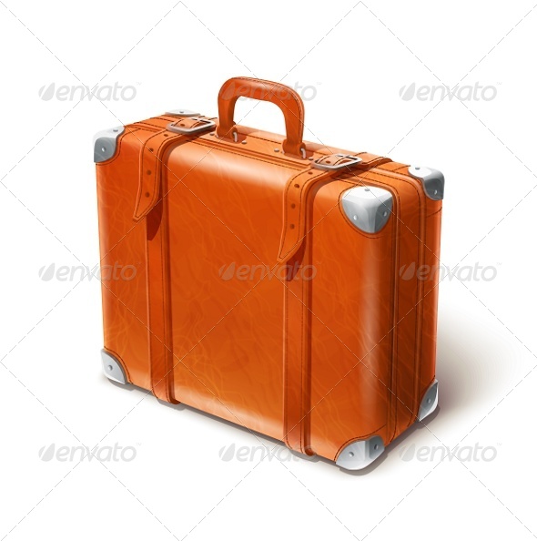 GraphicRiver Leather Big Suitcase 5456883 GraphicRiver Leather Big Suitcase 5456883