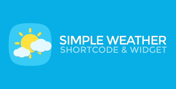 Simple Weather WordPress Shortcode & Widget