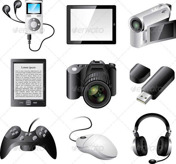 GraphicRiver Electronic Devices Vector Set 5458783 GraphicRiver Electronic Devices Vector Set 5458783