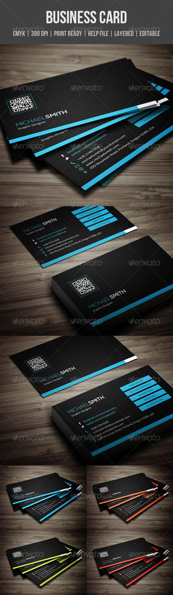 GraphicRiver Creative Business Card 5459454 GraphicRiver Creative Business Card 5459454