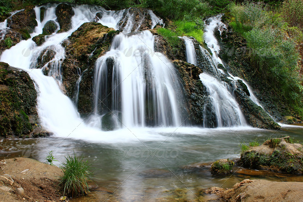 Royalty Free Stock Photography : river with waterfall in the forest Photodune 561055 Royalty Free Stock Photography : river with waterfall in the forest Photodune 561055