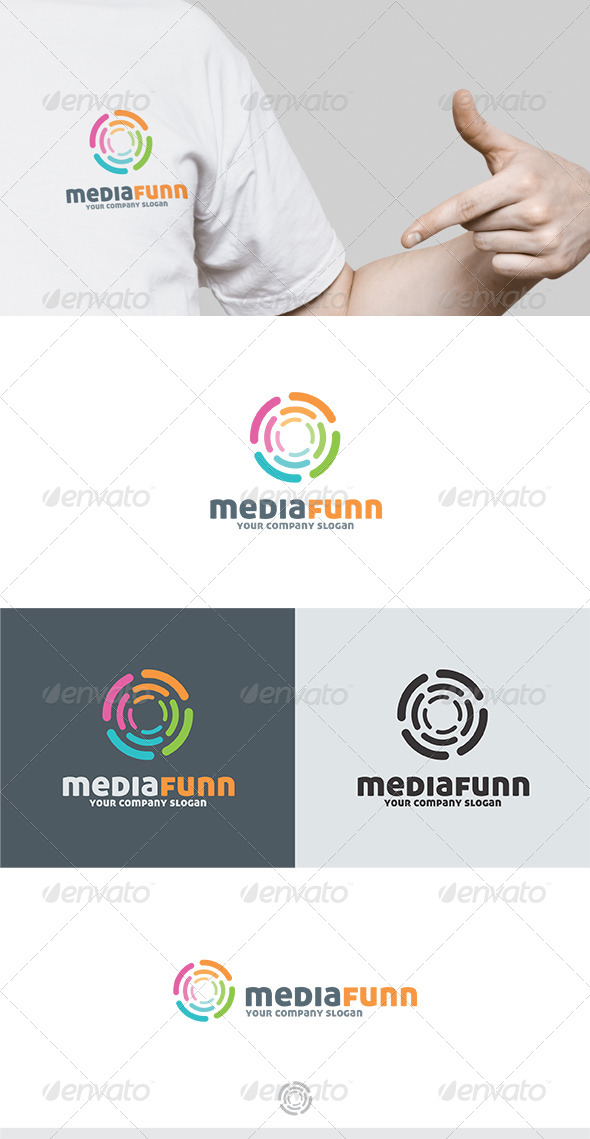 Media Funn Logo - Vector Abstract