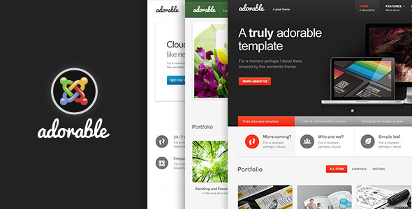 Adorable- Multipurpose Joomla Template - Corporate Joomla