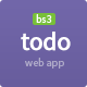 todo - Web Application and Admin Panel Template todo - Web Application and Admin Panel Template - ThemeForest Item for Sale