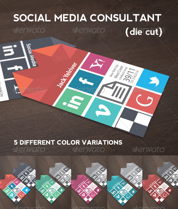 GraphicRiver Social Media Consultant Business Card 5467092 GraphicRiver Social Media Consultant Business Card 5467092