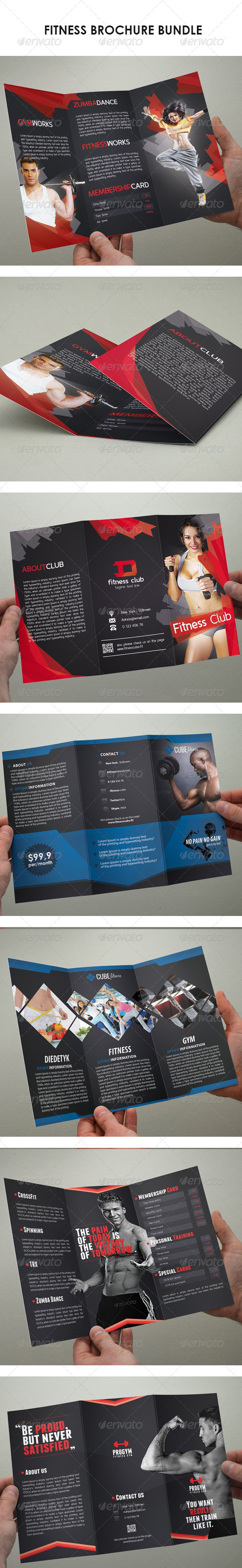 GraphicRiver Fitness Brochure Bundle 5451269 GraphicRiver Fitness Brochure Bundle 5451269