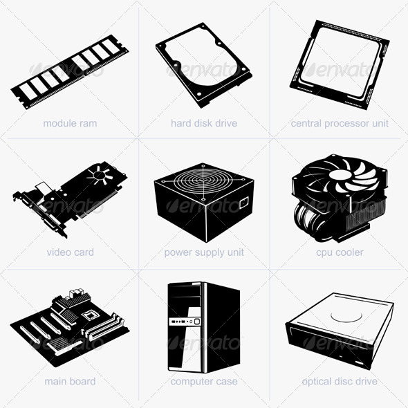 GraphicRiver Computer Components 5476621 GraphicRiver Computer Components 5476621