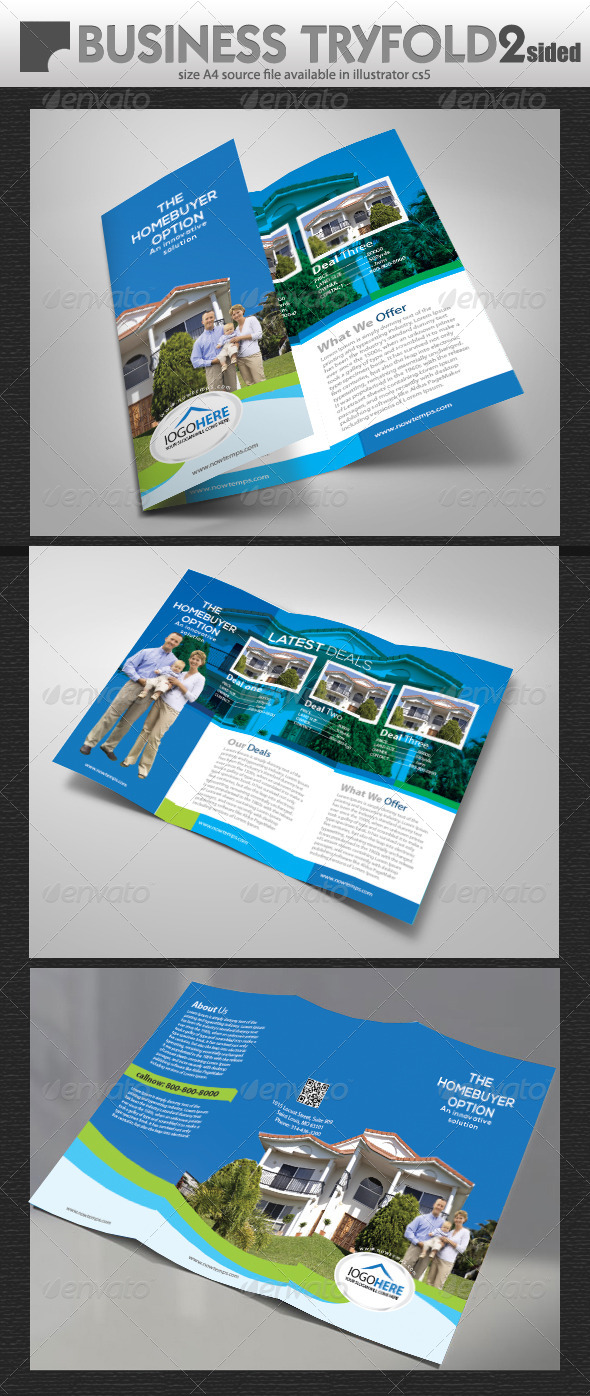 GraphicRiver Property tri-fold Brochure 5476906 GraphicRiver Property tri-fold Brochure 5476906
